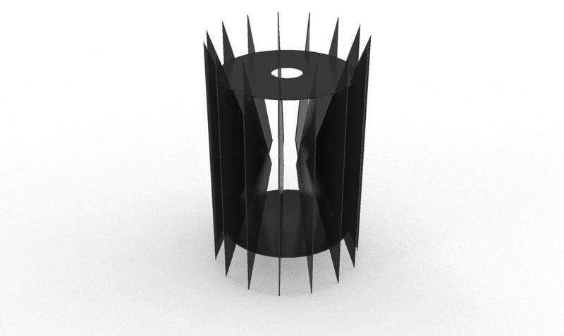 TORII_LASER CUT LAMP