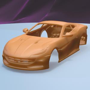 FERRARI PORTOFINO (1/24) printable car body
