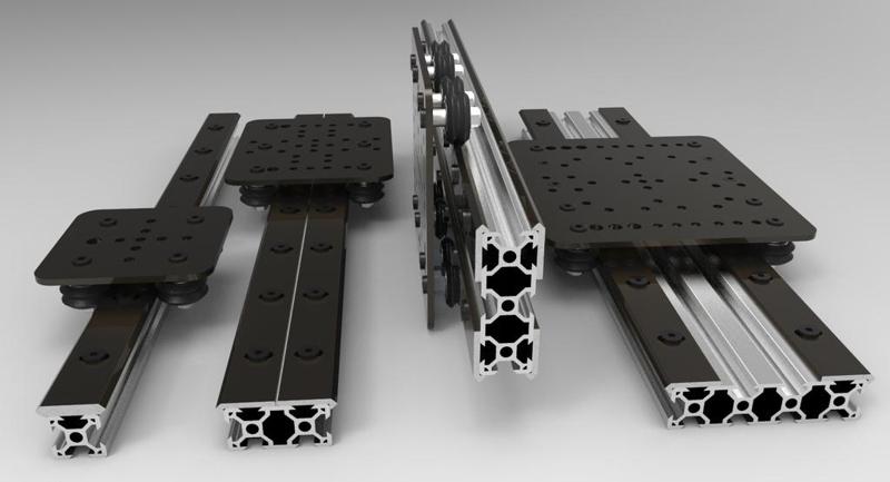 OpenBuilds® OPEN RAIL™ Open Source Linear Bearing System
