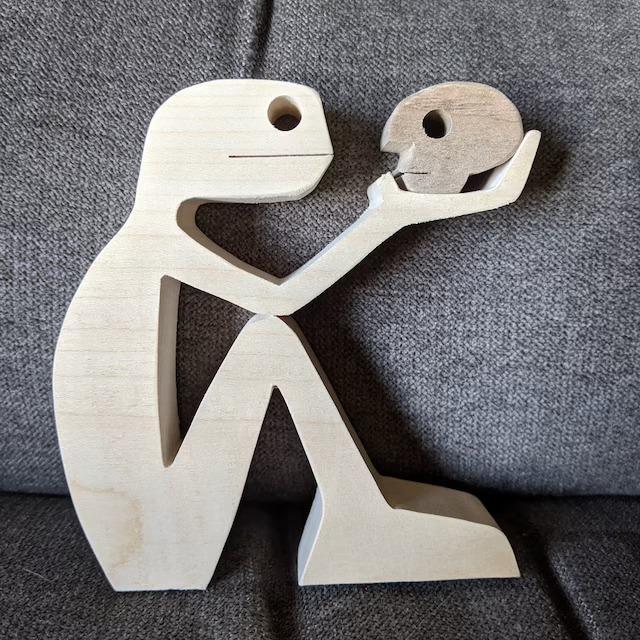 SCULPTURE OF BE OR NOT TO BE STL+SVG