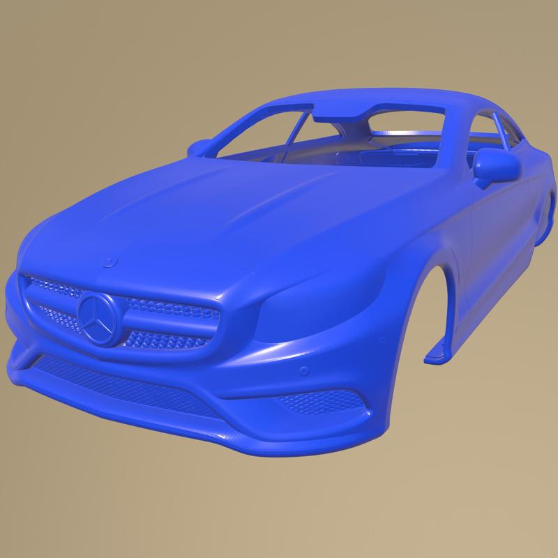 Mercedes S-Class Coupe 2019 PRINTABLE CAR BODY
