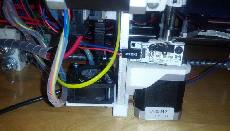 Prusa i3 Metal Frame Ramp Fan Holder