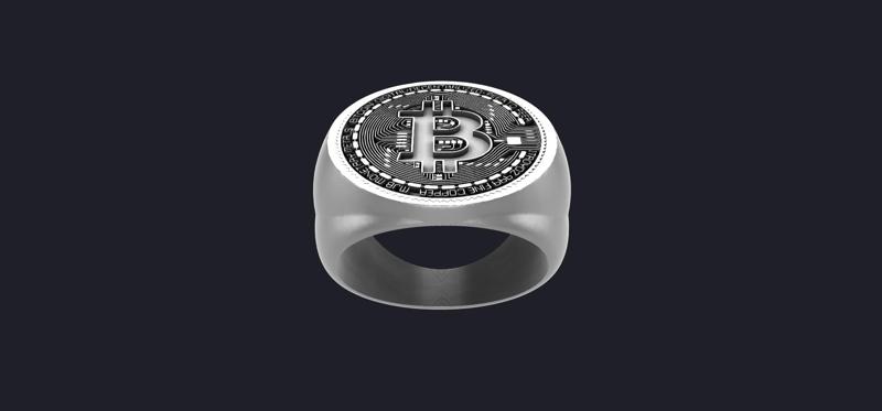 Bitcoin Ring 3D MODEL