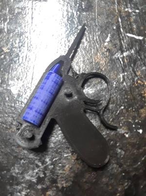 Inner piece for MIB cricket gun (men in black)