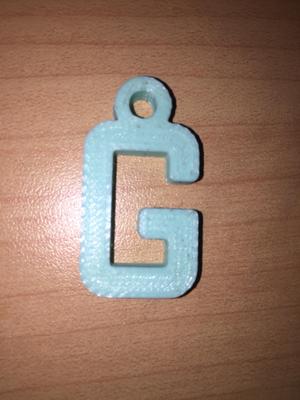 Keychain Letter G
