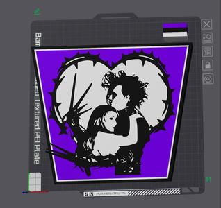 Edward Scissorhands lightbox