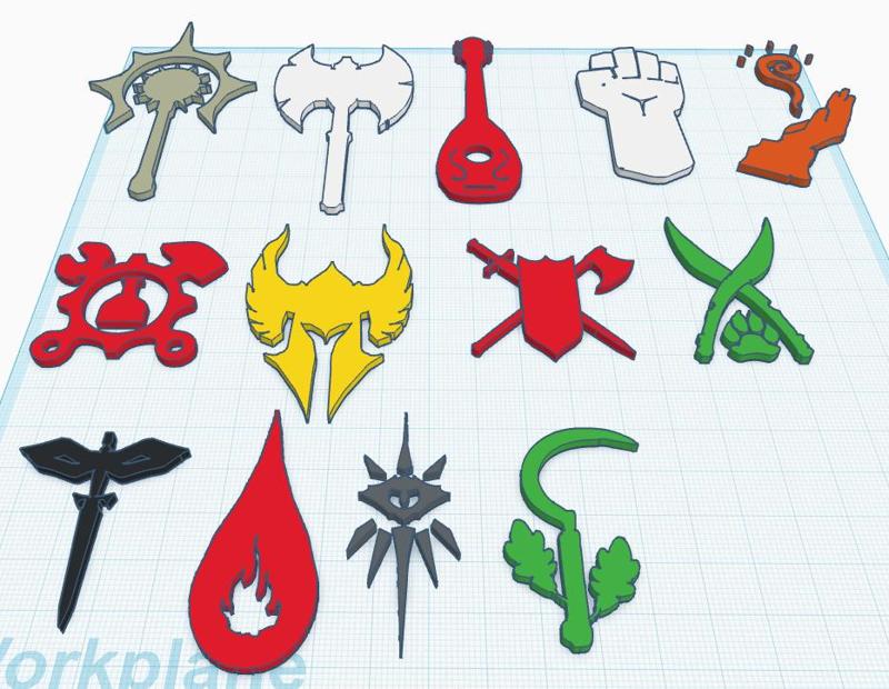 D&D 5E Class Symbols