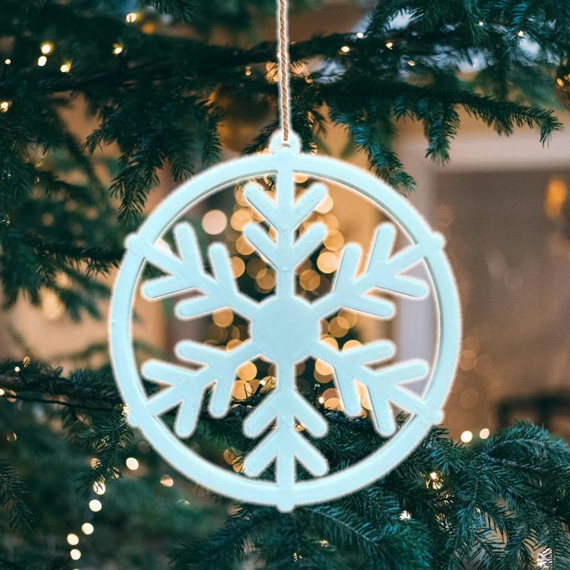 Christmas Snowflake Tree Ornament