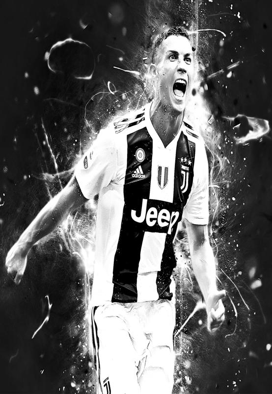 Christiano Ronaldo litophane desk