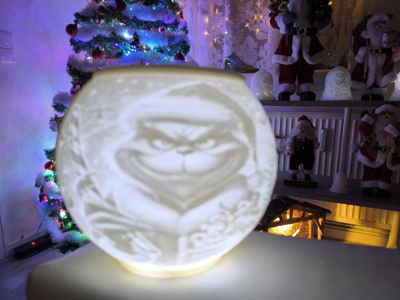 Lithophane Schale Grinch