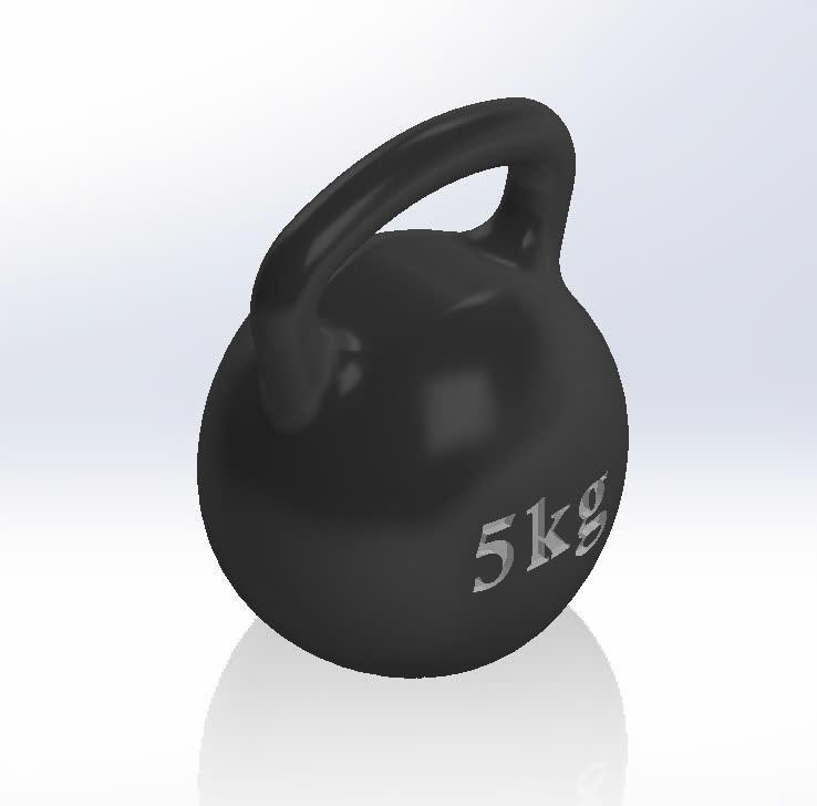 5KG Dumbbell Keychain