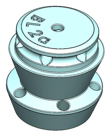 BL 2a - Ball connector -5 holes