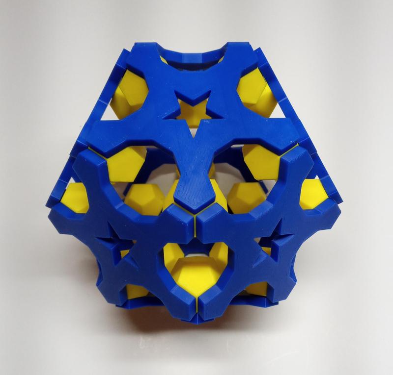 STEM Brick Sculpture: Dodecahedron