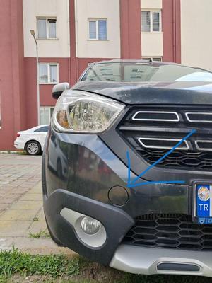 Dacıa dokker 2012-2020 front bumper tow bar cover