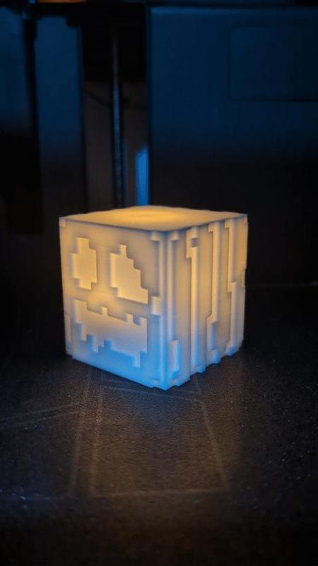 Minecraft Block Pumpkin LED Light 