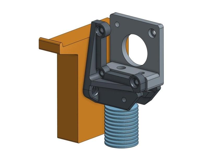 prusa i3 - body for hot end, feeder direct drive and bowden adapter