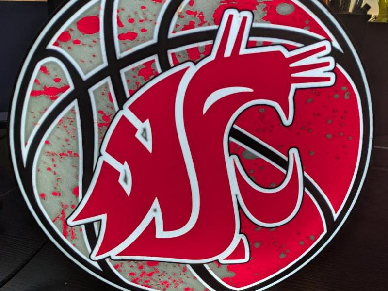 LED Lightbox | WSU |Basketball | Wazzu