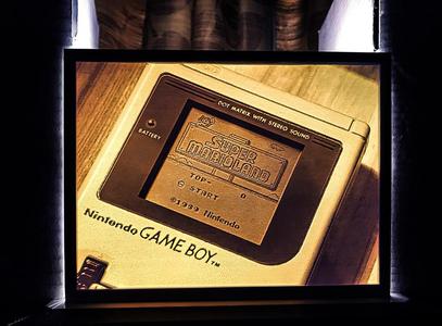 Game Boy lithophane