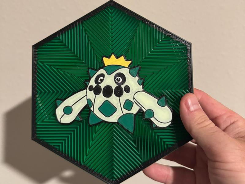 #331 Cacnea Hex Wall Art
