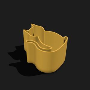 Cat shaped holder, cup