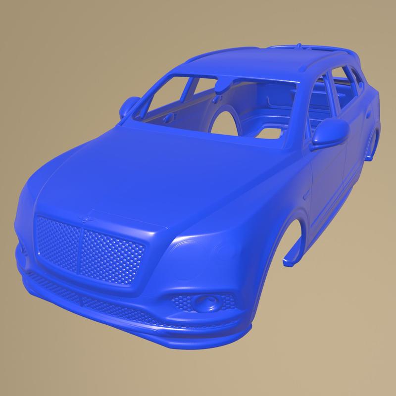 Bentley Bentayga Speed 2020 Printable Car Body