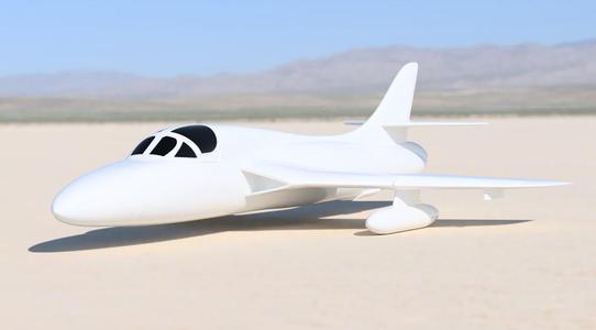 Hawker Hunter Scale Model