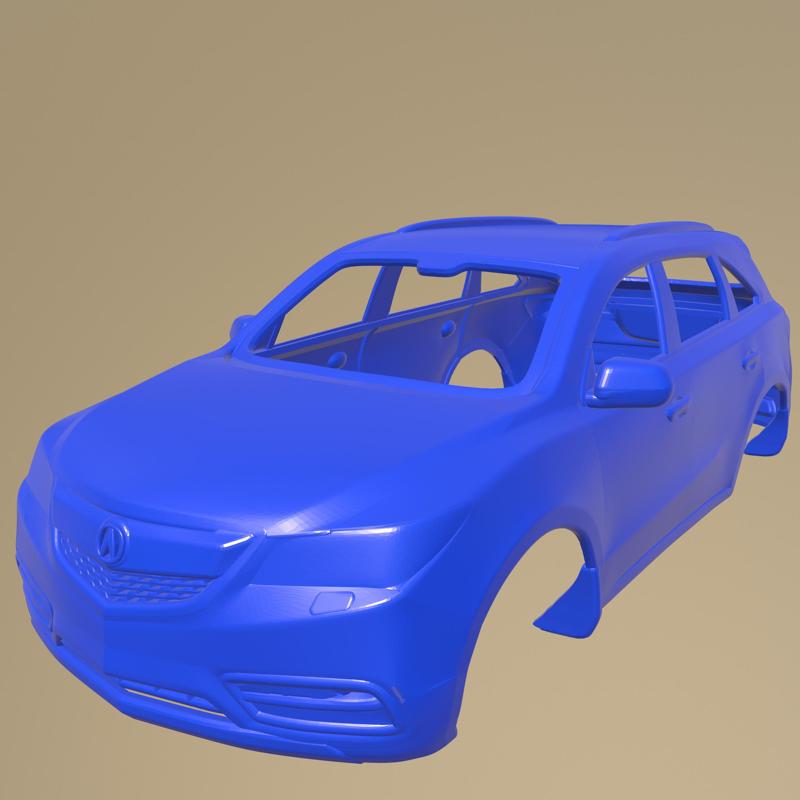 Acura MDX 2014 PRINTABLE CAR BODY