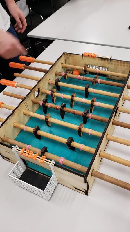Foosball table - laser cut