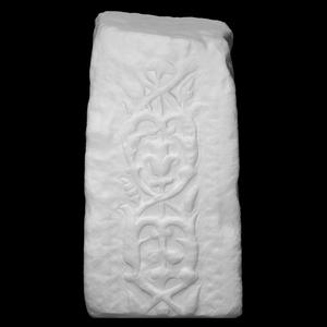 Marble Pillar with Plant Decoration