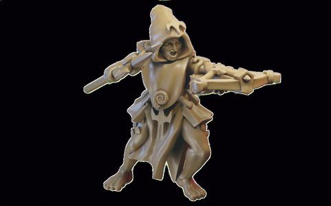Naiad Stalker Miniature (32mm, modular)