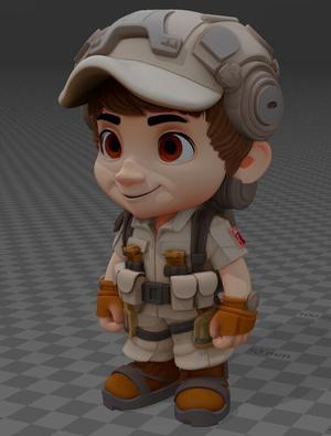 SOLDIER BOY-3 CHIBI DOLL