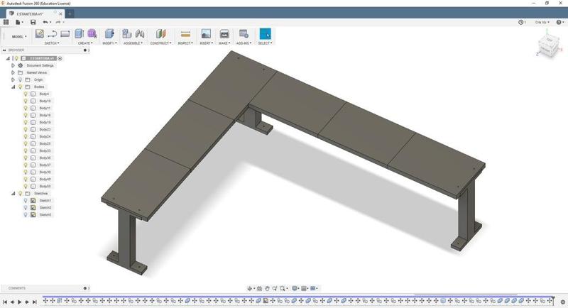 Modular shelving