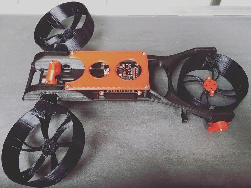 Tilt - Drone Frame Prototyp Y4 Tilt Drone Copter 