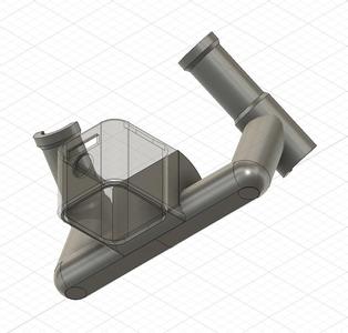 GoPro Session Top Frame Paramotor Mount for Air Conception Race Frame