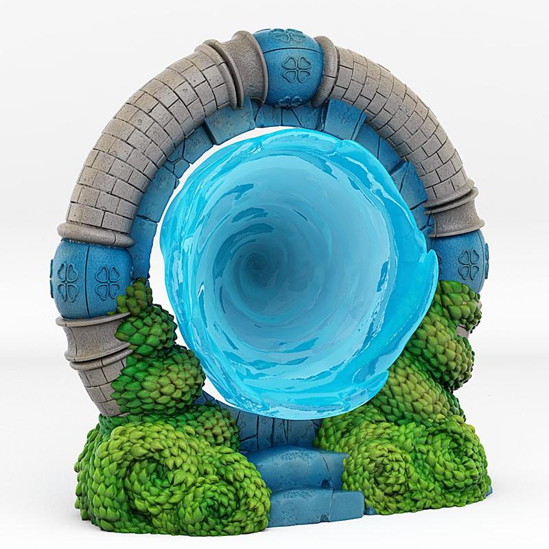 WONDERLAND PORTAL WITH ITS BLUE HOLE EFFECT