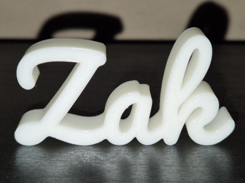 Zak Name Sign Display Decor
