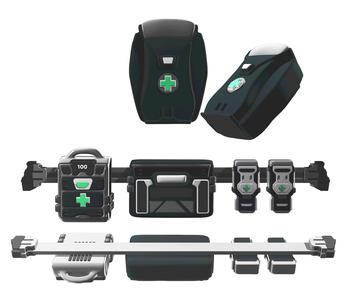 Rapid intervention medical kit for a futuristic world