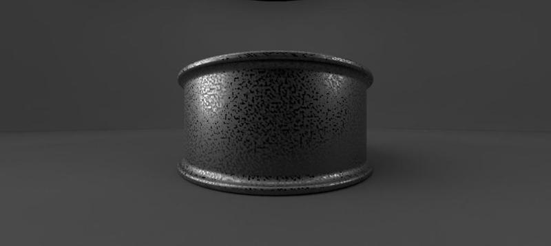 Earplug / Ear tunnel - half spherical recess 