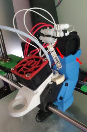 AnetA6 - Frankenstein extension -> much more nozzle airflow