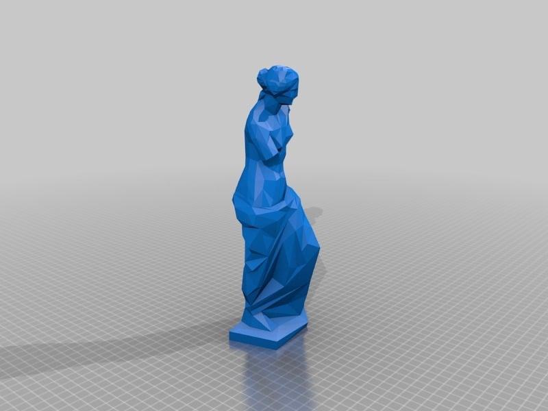 Low-Poly Venus De Milo Statue