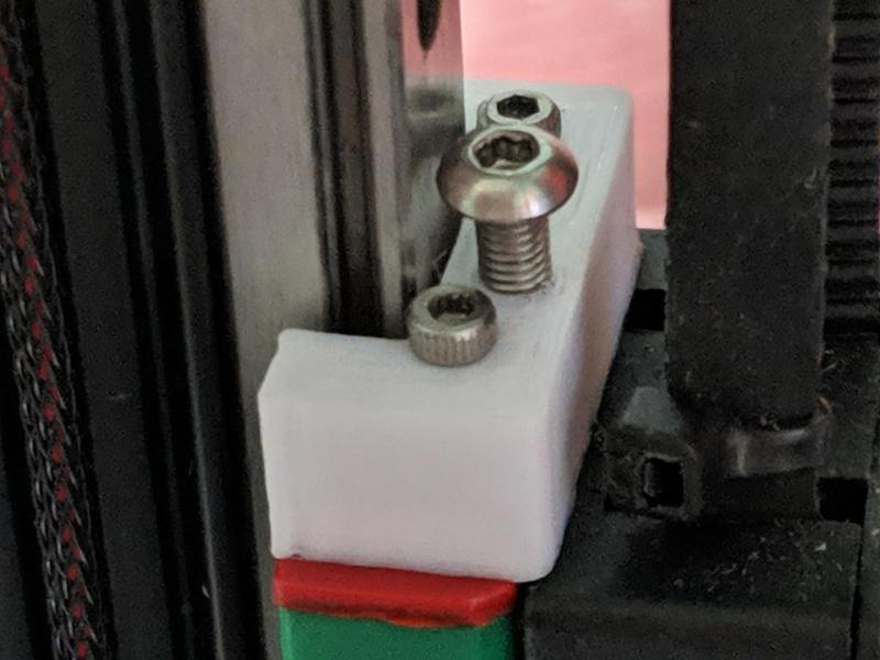 Kossel Pro 3D printer endstop screw mounts v2
