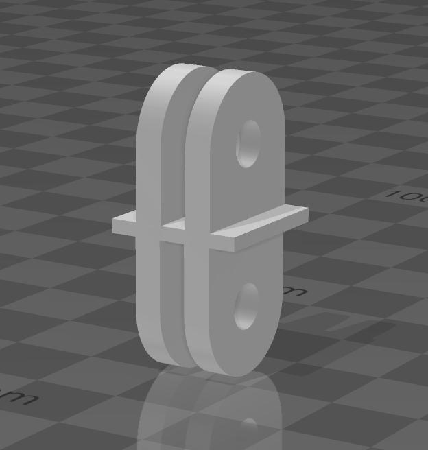 Gopro mount 2 rods to 2 rods