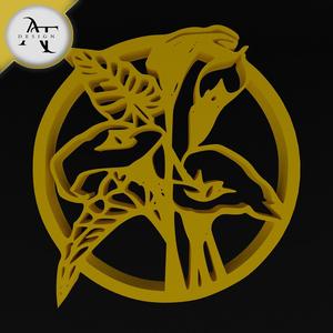 Flowers - Silhouette - 2D Wall Art Decor