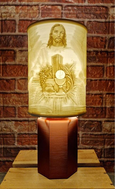 Lithophane Jesus Cup