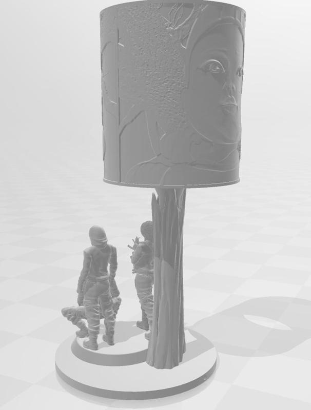 SQUID GAME LITHOPHANIE LAMP