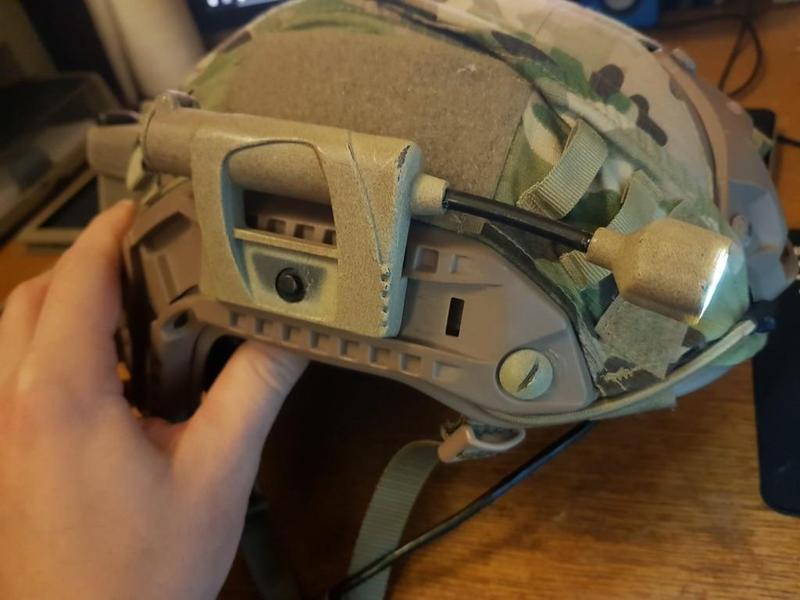 Airsoft version of MPLS flashlight for helmet