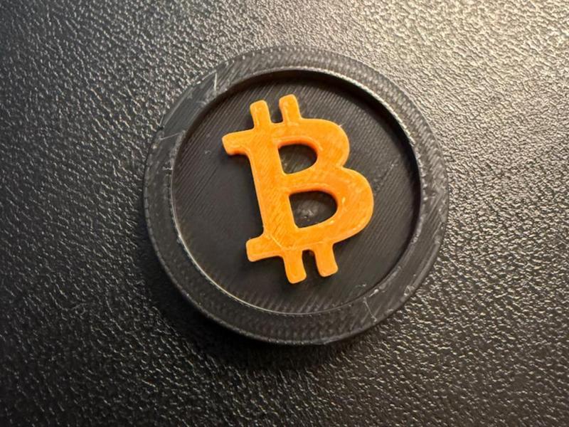 Bitcoin Shopping Cart Coin 50 EUR Cent