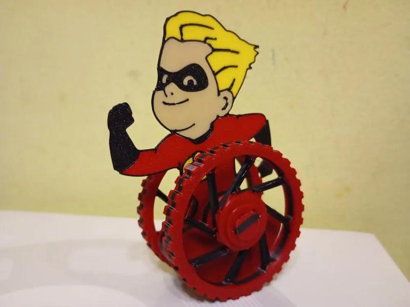 dash parr the incredibles self balancing toy 