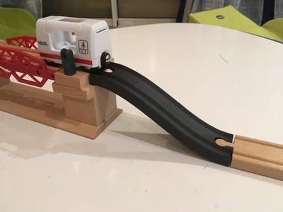 Wooden Rising Track 144mm (Brio / Ikea ...)