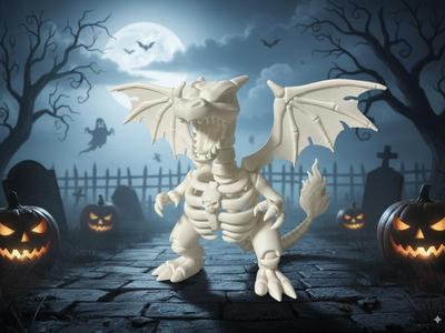 Charizard skeleton
